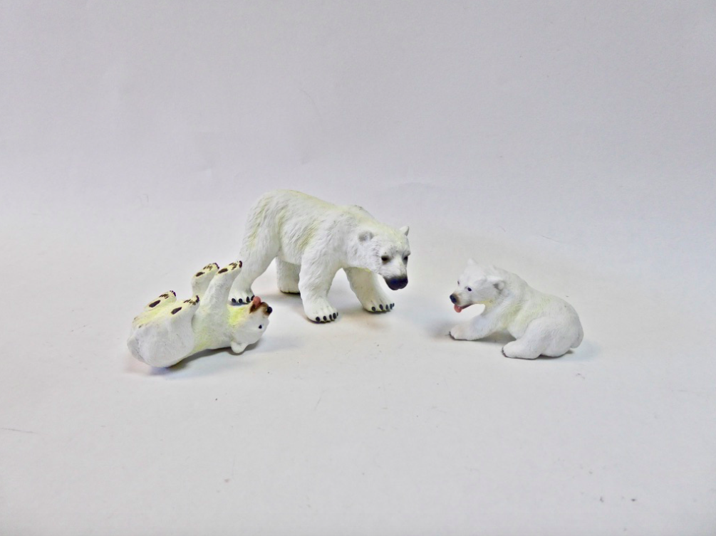 Set- Polar Bear Family (3pc)