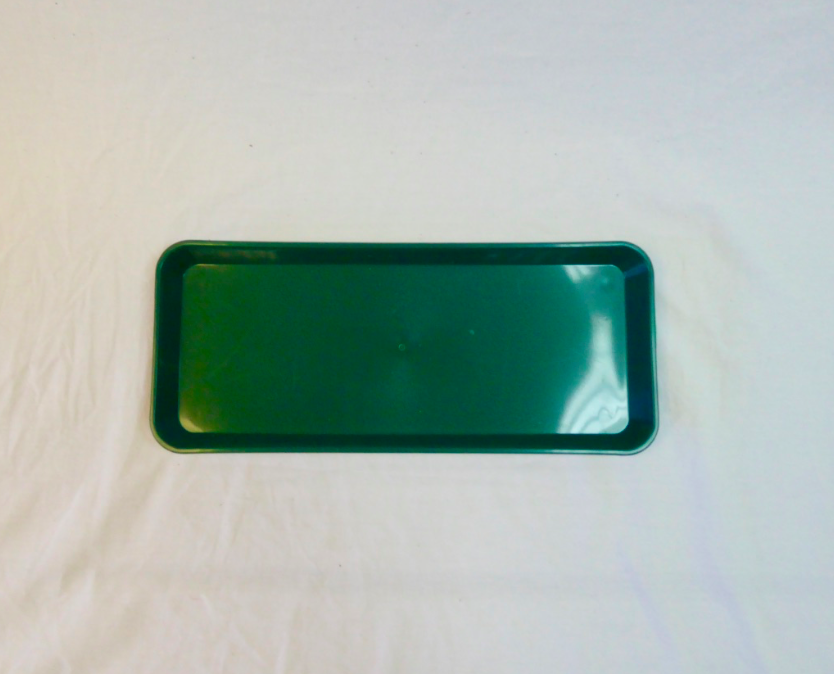 Small Windowsill Green Base Tray- 35.5 x 15cm