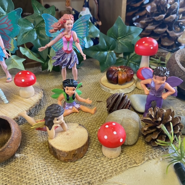 Wooden Mushrooms - Pack of 4