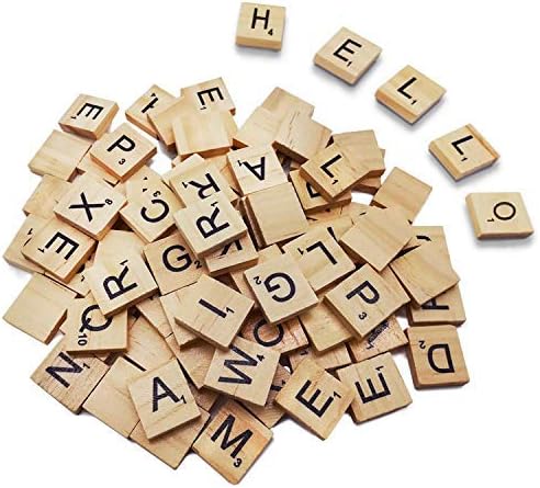 Wooden Letter Tiles