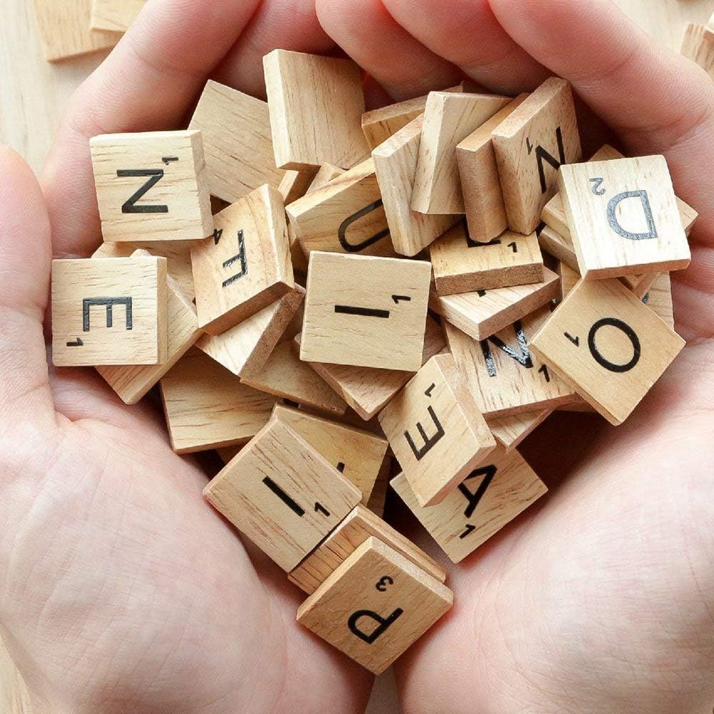 Wooden Letter Tiles