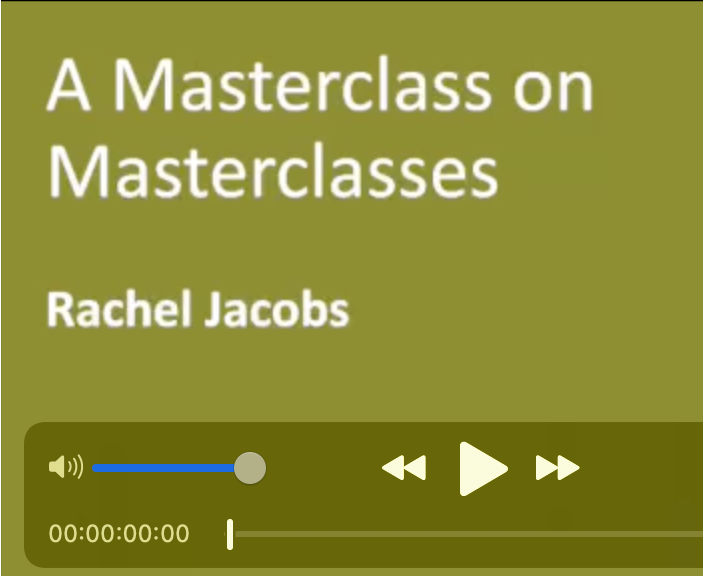 A Masterclass on Masterclasses