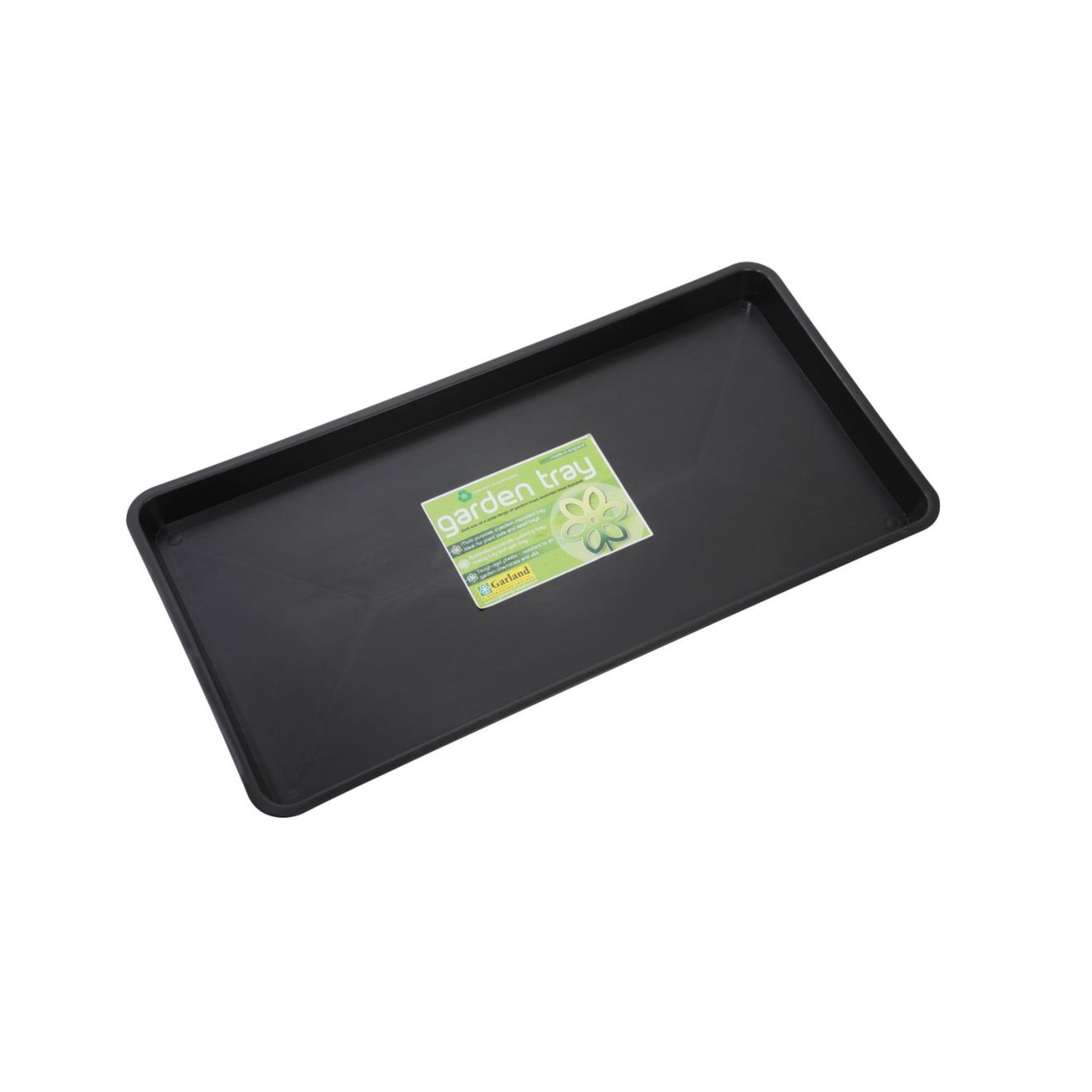 Large Rectangle Base Tray Black