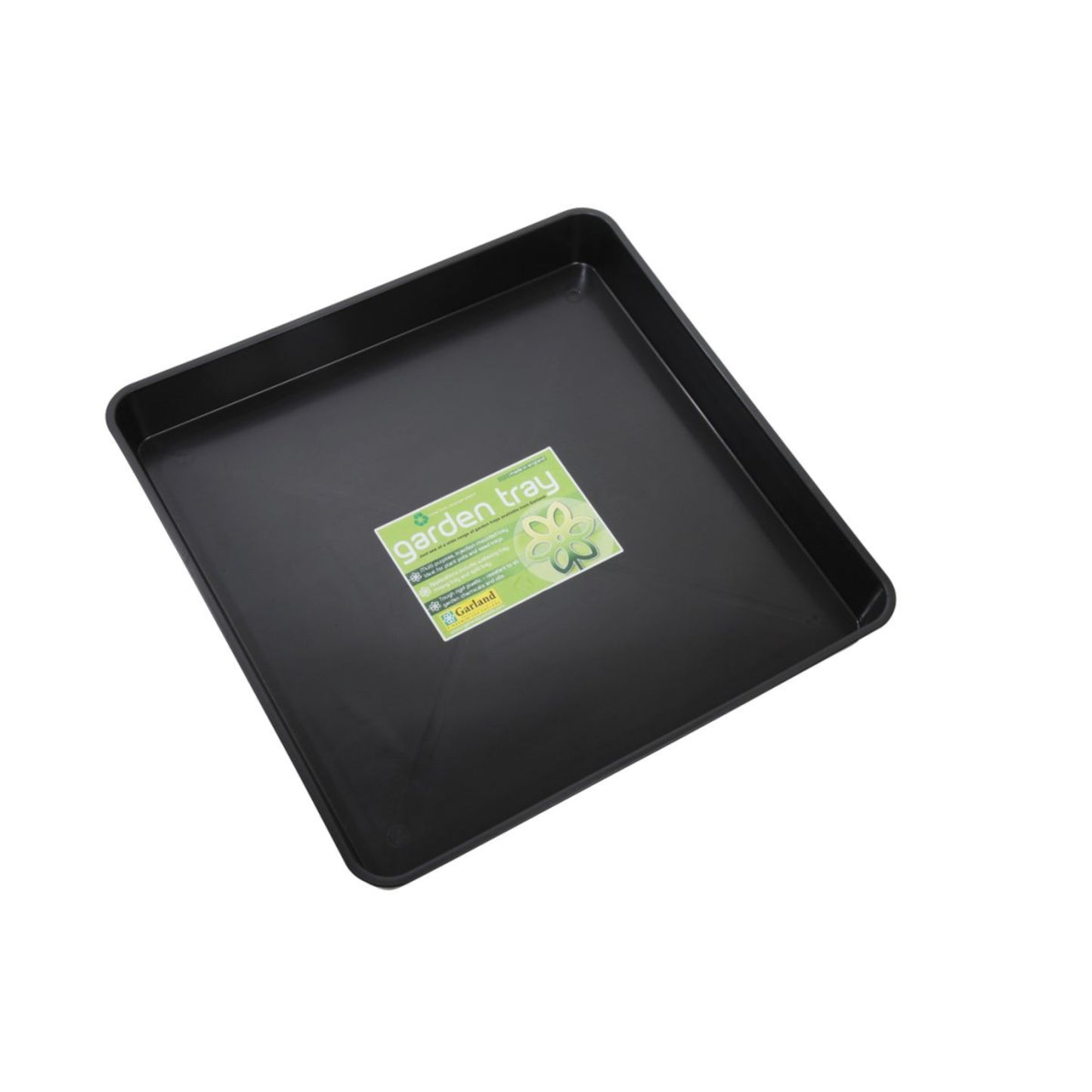 Large Square Base Tray Black