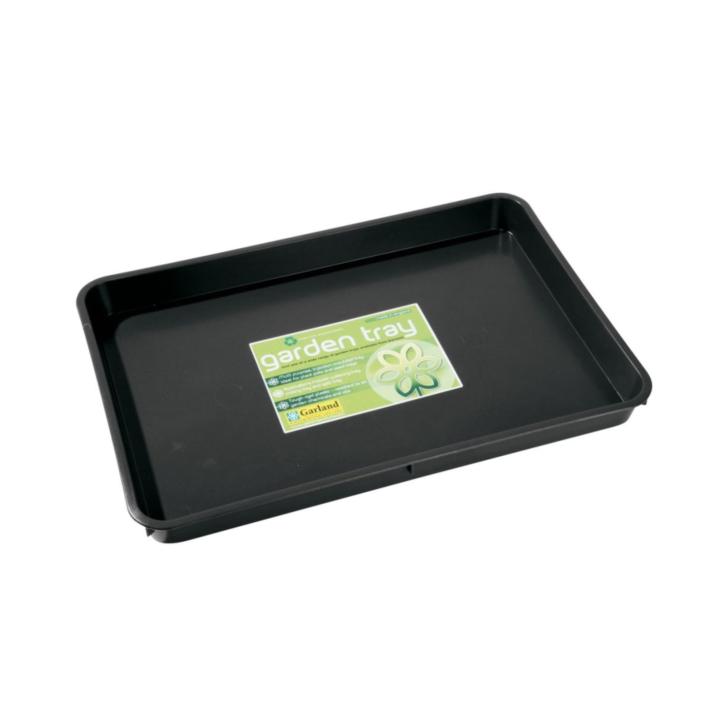 Medium Rectangle Black Base Tray