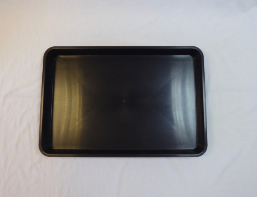 Medium Rectangle Black Base Tray- 58 x 39.5cm