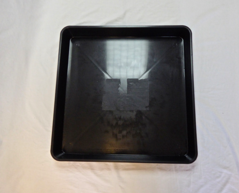 Large Square Black Base Tray- 60 x 60cm