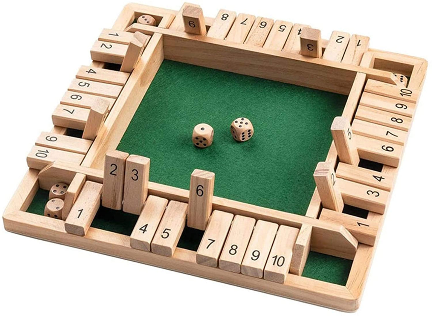 Shut The Box Gioco Da Tavolo Legno Shut The Box - Gioco Da Tavolo Per 4 Shut The Box Gioco Da Tavolo Legno Shut The Box - Gioco Da Tavolo Per 4